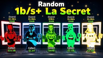 Random 1b/s+ La Secret Combinasion - Steal A Brainrot