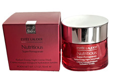 Estee Lauder Nutritious Super Pomegranate Radiant Energy Night Creme/ Mask 1.7oz