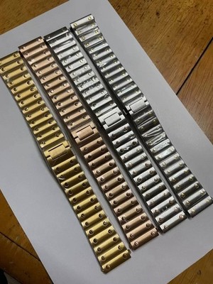 21mm 18.5mm Watch Bracelet Steel Band Strap For Cartier Santos Medium WSSA0010