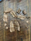 Vintage Lot of Marx Johnny West Toy Parts Accessories Chaps Vest Canteens Read