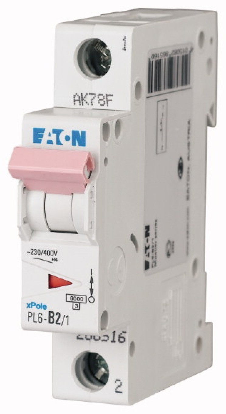 Overcurrent Switch 1P C 4A 6kA AC PL6-C4/1 286529