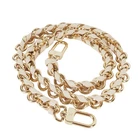 LOUIS VUITTON shoulder chain with leather stripes for e.g. MPA cream/gold 65 cm
