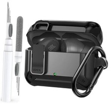 Compatible with JBL Vibe Beam/Beam 2 Case Cover Lock Clip with Cleaner Black