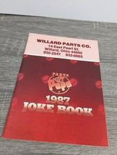 Parts Pups 1987 Joke Book Vintage Pinup Humor Ohio Willard Parts Co