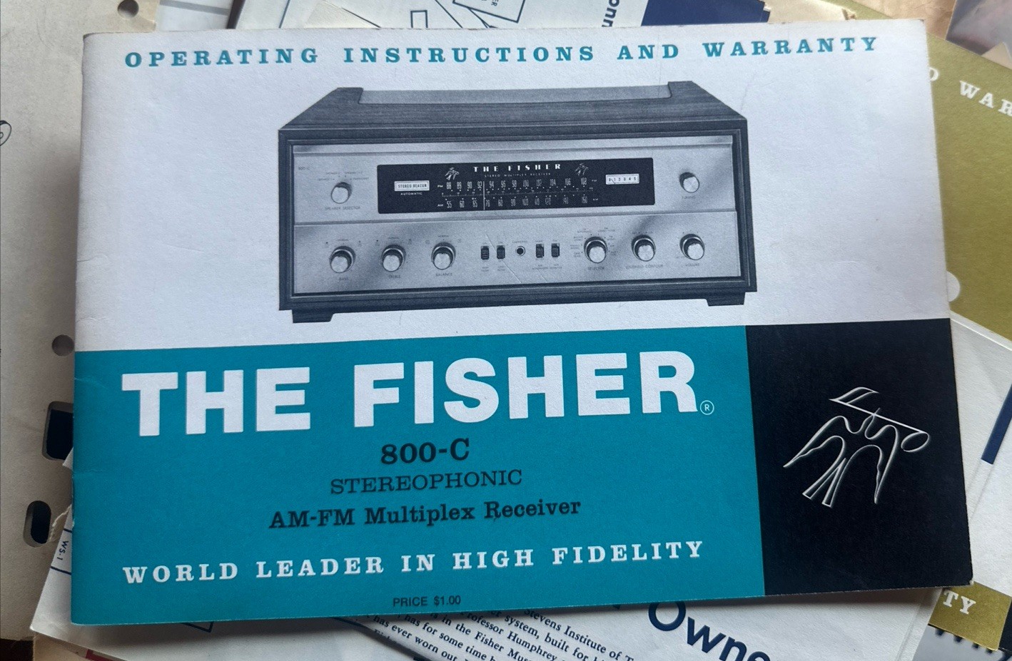 Fisher 800-C vintage audio equipment - eBay listing photo 3
