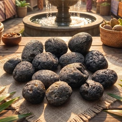 Agni Manitite Obsidian (Pearl of Divine Fire) Genuine Java Indonesia Stone