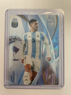 Leandro Paredes Icons 2024 Topps  Lineage Argentina /50