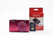 Nikon COOLPIX S6300 Pink 16MP Compact Digital Camera Exc   from Japan 900