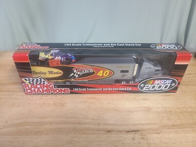 Racing Champions Team Sabco Sterling Marlin  Semi Truck & Trailer & Stock Car