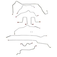 98-00 GM S-Series Truck, 4WD, Ext Cab; Complete Brake Line Kit; Stainless