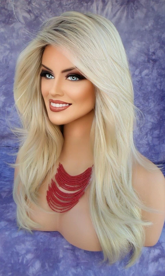 ANGELICA | PELUCA COLOR CHAMPAGNE R NORIKO HÍBRIDA/GRADIENTE NUEVA EN CAJA LINDA SEXY 505 Foto 3 de 4