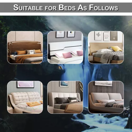 Stretch Bedroom Headboard Slipcover Dustproof Bed Head Spread Protector Cover A - Picture 14 of 40