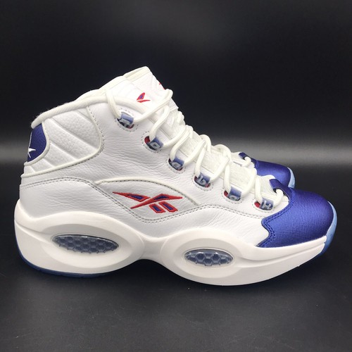 Reebok Classics Question Mid “Blue Toe” Allen Iverson OG GX0227 Men’s Size 9 - Picture 9 of 13