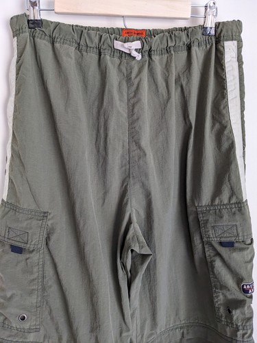 Men’s Vintage Abercrombie & Fitch Nylon Convertible Cargo Pants to Shorts Medium - Picture 2 of 11