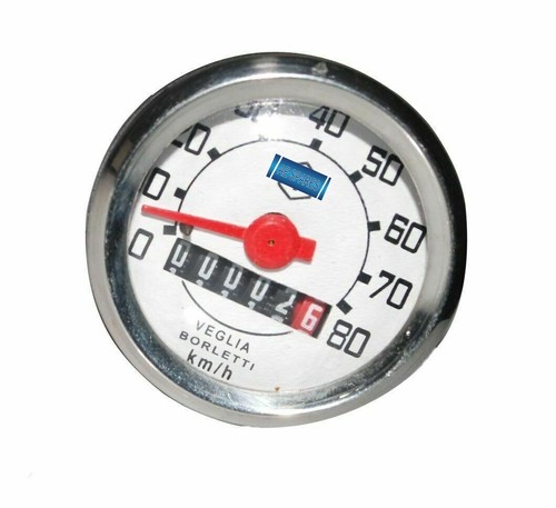 For Vespa Vegelia Logo 80 Kph White Face Speedometer Speedo V50 V90 V100 AEs - Foto 5 di 6