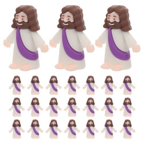 24pcs Easter Jesus Tiny Jesus Decorations Miniature Jesus Statue Jesus Figurines - Imagen 2 de 12