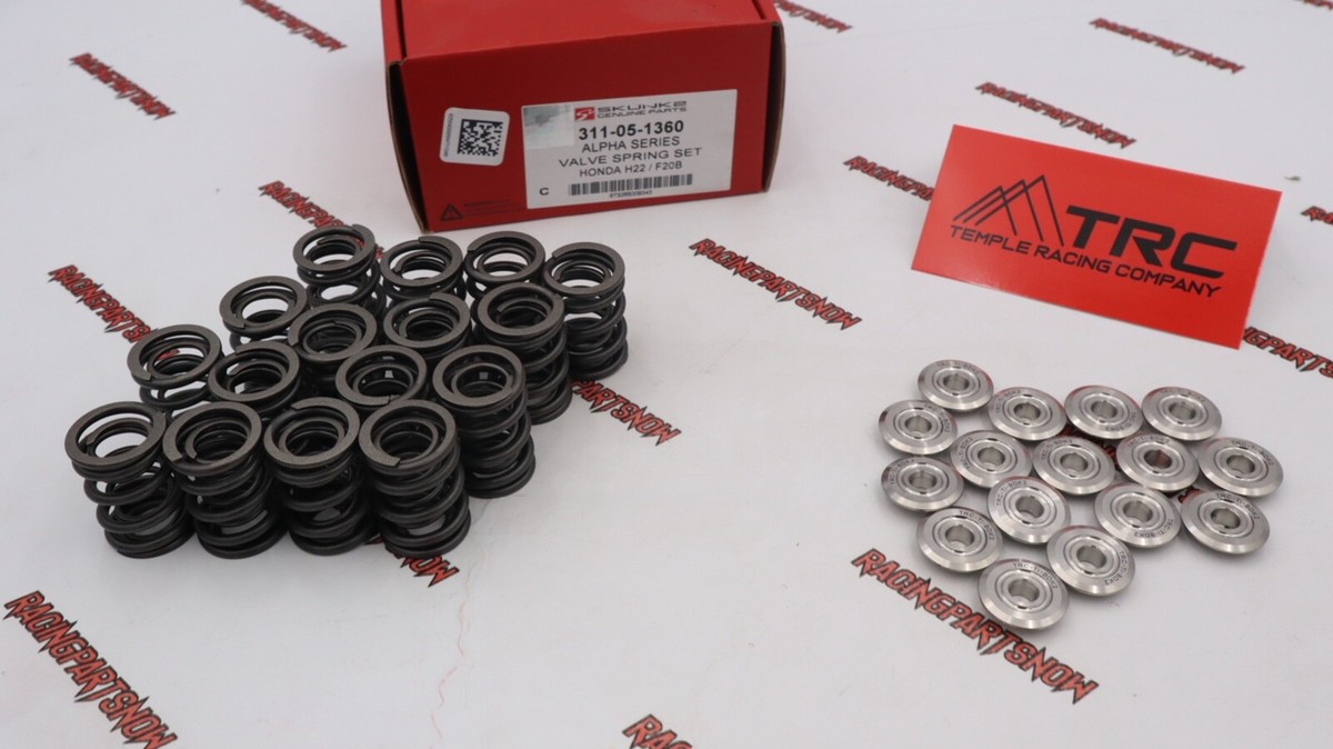 SKUNK2 ALPHA VTEC DUAL VALVE SPRINGS & TRC TITANIUM RETAINERS KIT