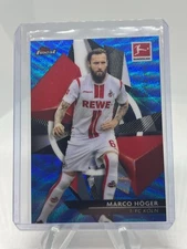 2020-21 Topps Finest Bundesliga Blue Wave Refractor /150 Marco Hoger #54