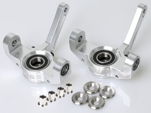 GTB CNC Aluminum RC 1/5 LOSI DBXL DBXL-E/2.0 MTXL Front Steering Hub Spindle Set - Picture 5 of 7