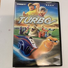 Turbo Blu-ray, DVD, 2013 Dreamworks Used Nice Shape Movie Film