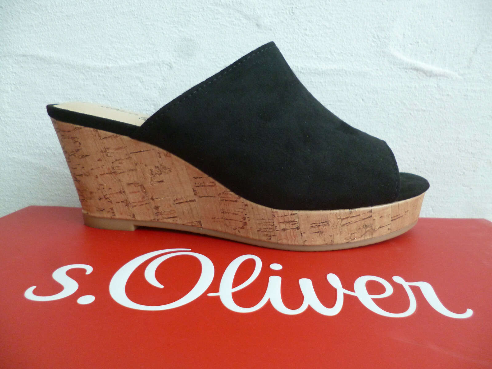 APL s.Oliver ciabatte donna sandali neri 27230 nuove!