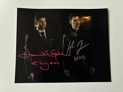 DANIEL GILLIES & JOSEPH MORGAN In-Person signed Autogramm 20x25 Vampire Diaries