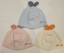 Seednur Baby Girl Beanie Hats 3 Pack 0-6 Months