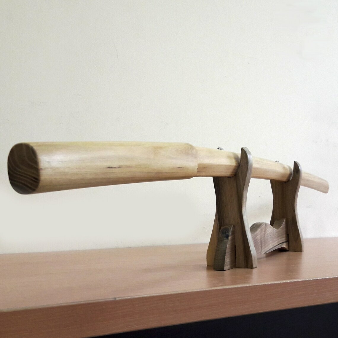 墨族大剣　ｌｉｍｉｔｅｄ B68MH Red Wood Handld Chieftain Chief Oxtail Dao Manganese Steel Lucky