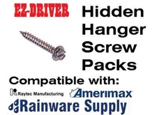 Gutter Screws For 5 & 6 inch hanger Hangrite, Raytec Hangtite, Amerimax 1.5 Inch