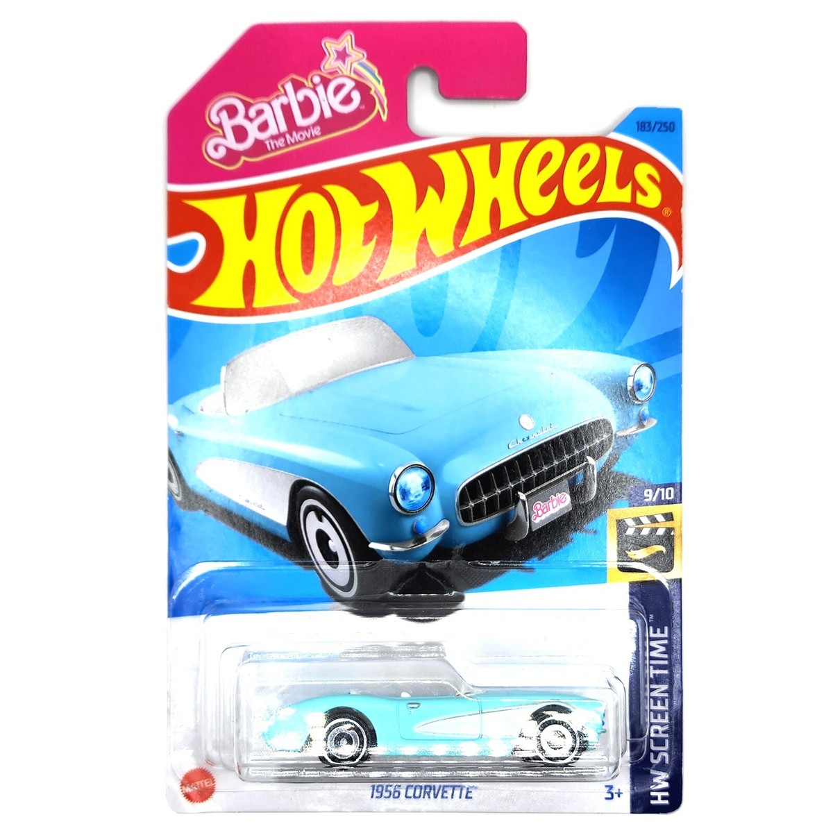 ミニカー Hot Wheels 1956 Corvette HW Screen Time Amazon.com: Hot Wheels 1956 Corvette Barbie (Gray) HW Screen