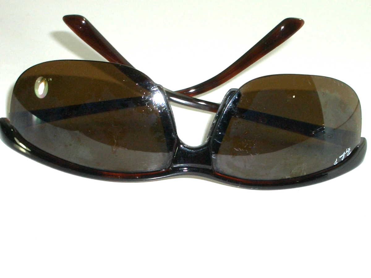 Ray Ban RB4021 601 Large 135 Top Glossy Black Wraps Sunglasses