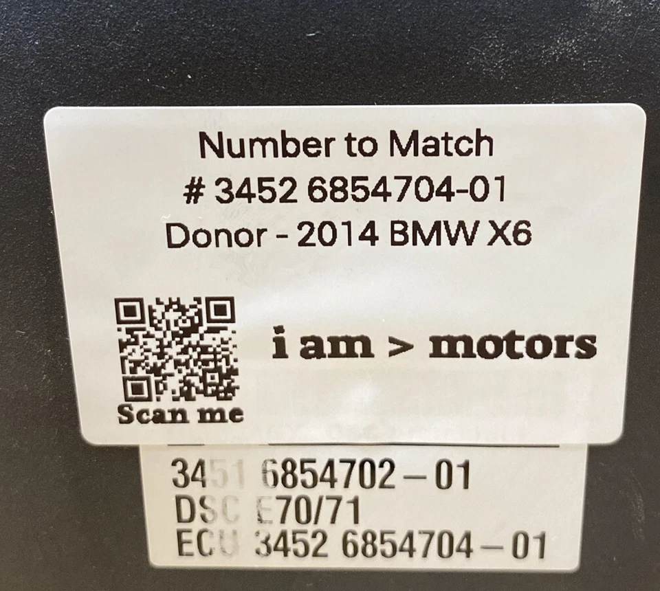 REFURBISHED ABS Brake Pump Module 2008 - 14 BMW X6 3.0L A/T | 3452 6854704-01 - Image 4 of 4