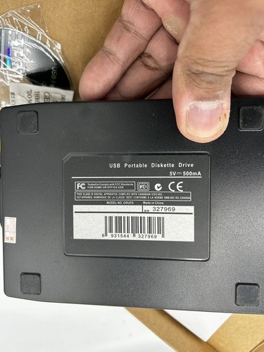 FL-UDRV External USB 2.0 1.44 MB Floppy Disk Drive SBT-UFDB - Picture 3 of 4