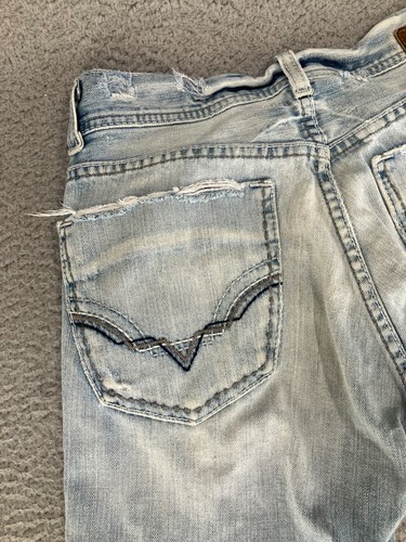 BKE Justin Jeans Herren 30x31,5 Blau Light Wash Distressed Relaxed Bootcut Cowboy - Bild 16 von 20