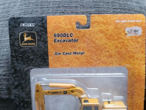 Ertl John Deere 690DLC Excavator Brand New Still Carded! 1/64 scale Yellow - Picture 2 of 5