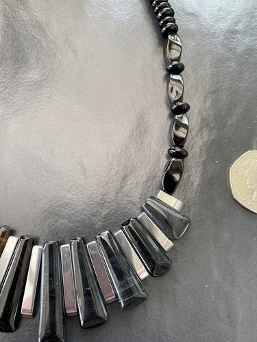 Black Jasper Graduated Necklace - Picture 9 of 9