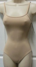 Eurotard NUDE Microfiber CAMISOLE LEOTARD Adjustable Straps Adult/Child NWT