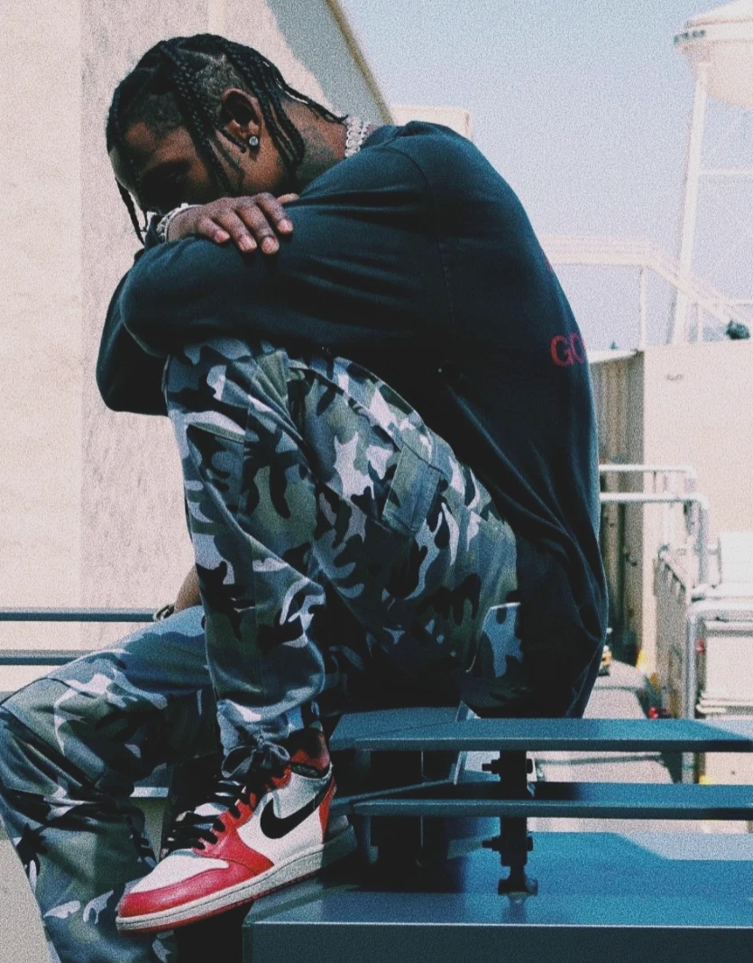 TRAVIS SCOTT CACTUS JACK Pantaloni tattici TRAVIS SCOTT stile CITY CAMO taglia M R giacca cactus neve CPFM