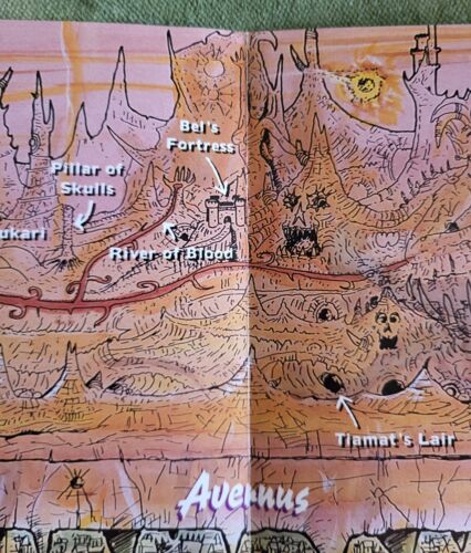 AD&D 2e Planescape: Posterkarte #0703 Baator, aus TSR Planes of Law 1995 - Bild 3 von 6