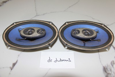  Alpine Electronics 6x9 SPS-6939S 3 Way Coaxial Speakers Pair Woofer VINTAGE