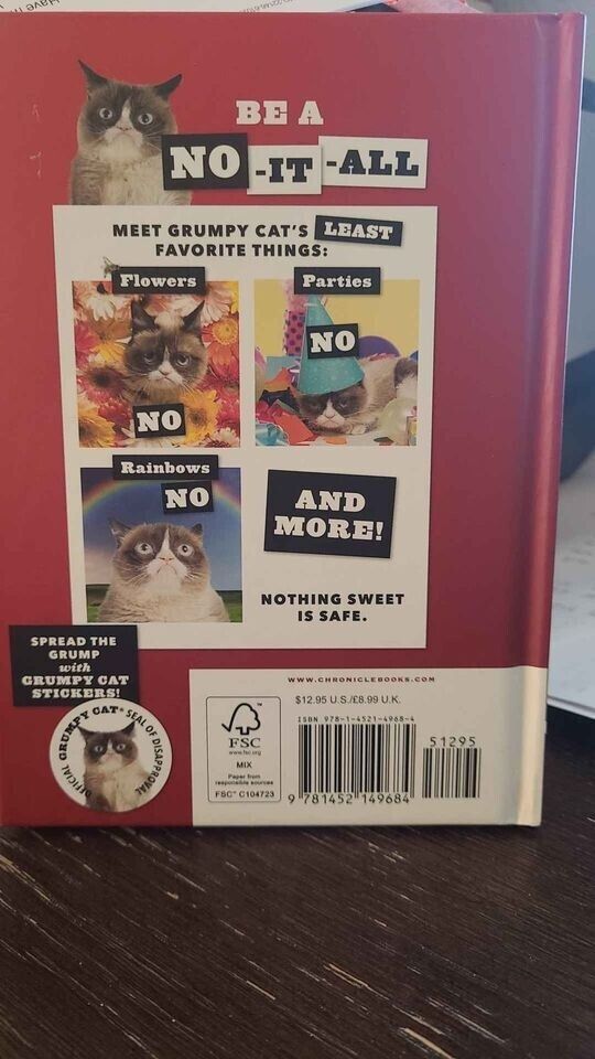  Grumpy Cat: No-It-All: Everything You Need to No:  9781452149684: Grumpy Cat: Books