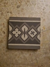 1 Carreau De Ciment Ancien Boch Frères  14,75 cm 14,75 cm Au Choix Parmi 55 Déco