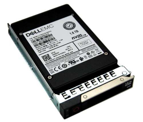 NEW Dell 1.6TB 4WDXY EMC 04WDXY U.2 NVMe PCIe Gen3 2.5" 14/15/16G SSD KIT - Picture 2 of 3