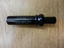 Vintage P.S. Olt Regular Duck call Model No. D-2 4 1/2" Black  Works Good Used