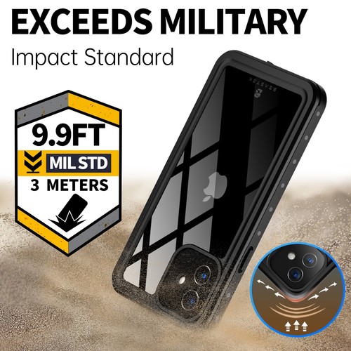 Étui étanche pour iPhone 12 Pro Max Life housse antichoc avec protection d'écran - Photo 4 sur 15