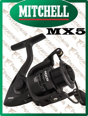 Angelrolle Mitchell MX5 7 Lager Spinnfischen Bolo Match