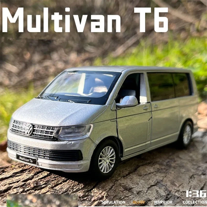 1:36 Volkswagen T6 Multivan Model Car with special Features - Bild 2 von 4