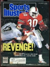 December 4, 1989 Steve McGuire MIAMI HURRICANES Sports Illustrated
