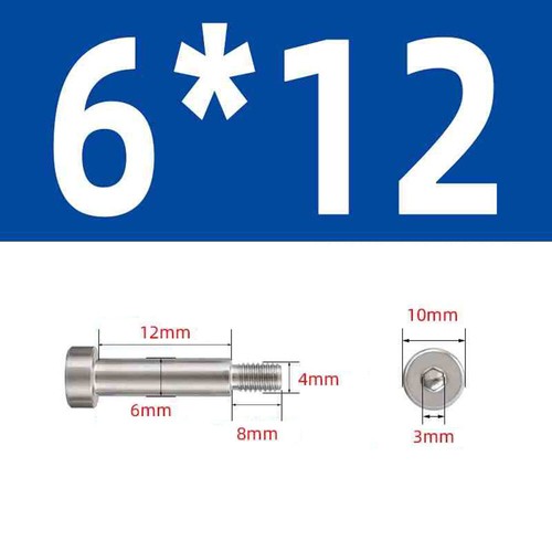 304 Stainless Steel Round Head Hexagonal High Limit Step Screw M2.5 M3 - M8 M10 - Picture 124 of 135