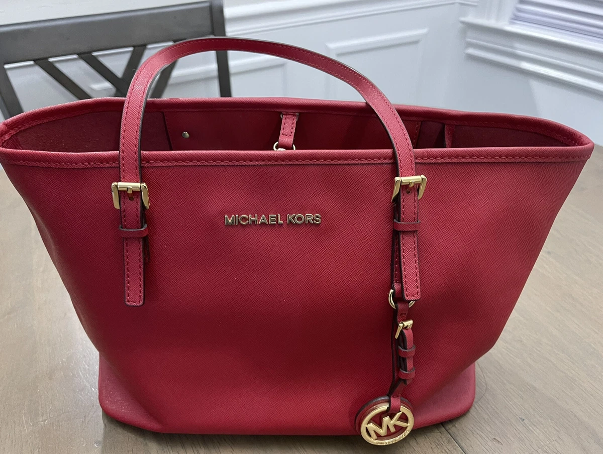 small michael kors red bag